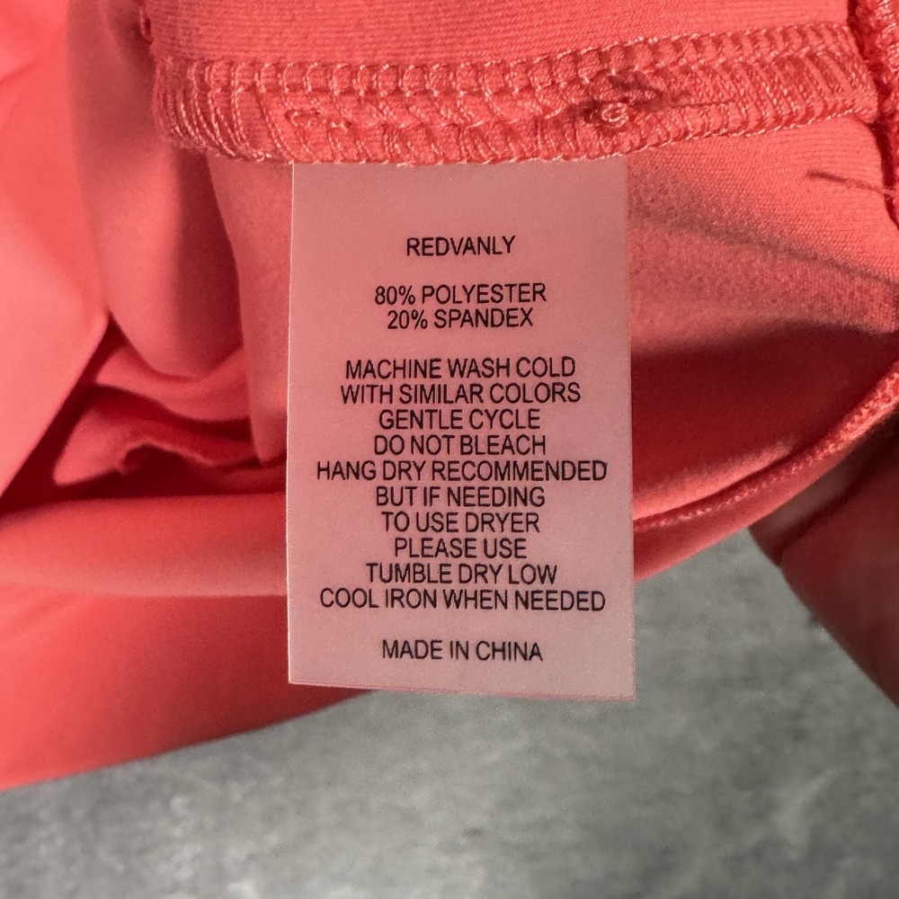 Redvanly Hoodie Mens Medium Coral Larkin Stretch Knit Performance Sweatshirt - Picture 5 of 9